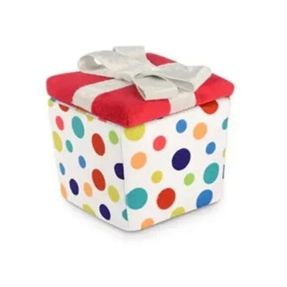 P.L.A.Y. Plush Dog Toy 3 PC Bundle. Party Themed, Cake, Balloon, Present, NWT - Picture 3 of 4